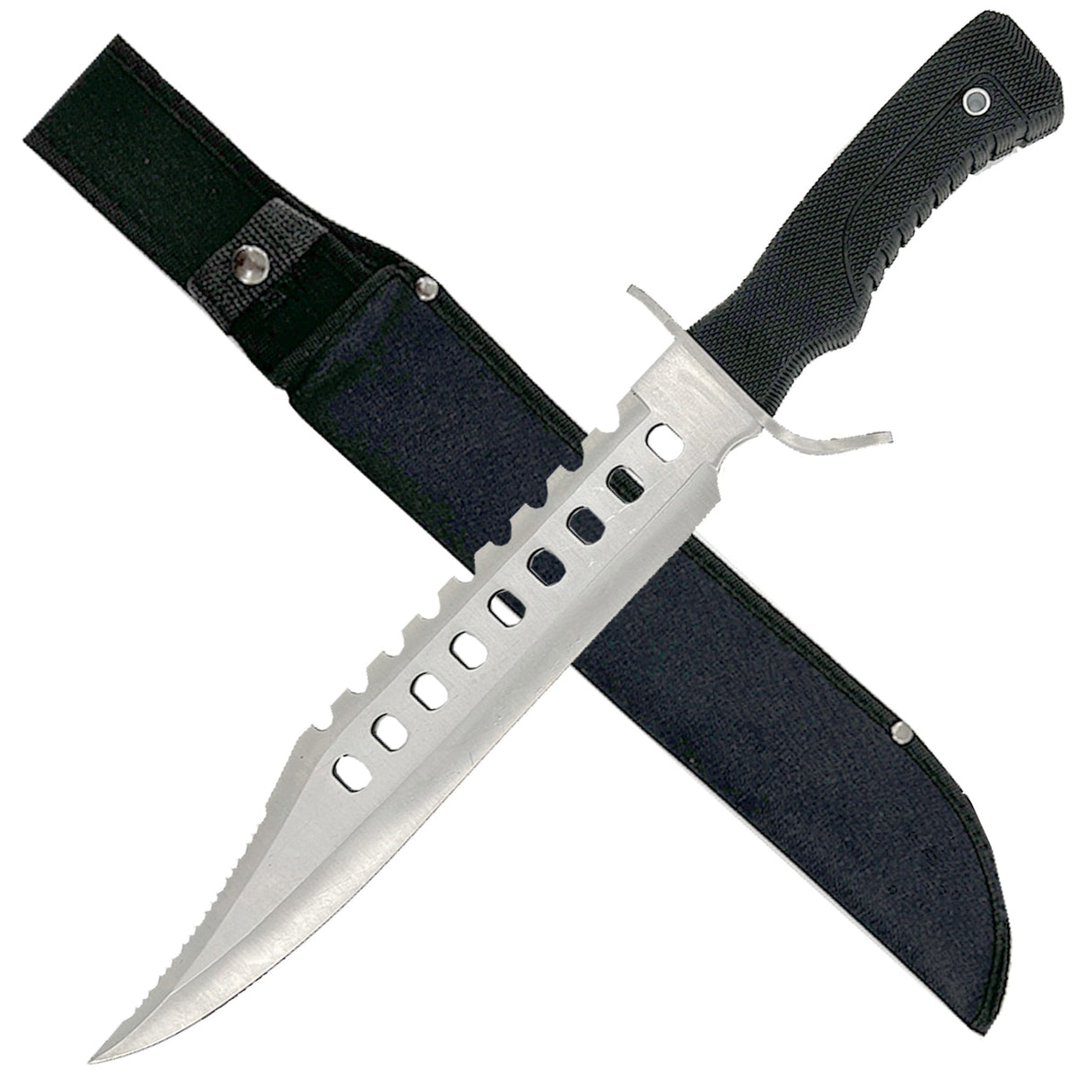 Survivors Bowie Sawback Knife 17 knives - Tophatter Daily Deals