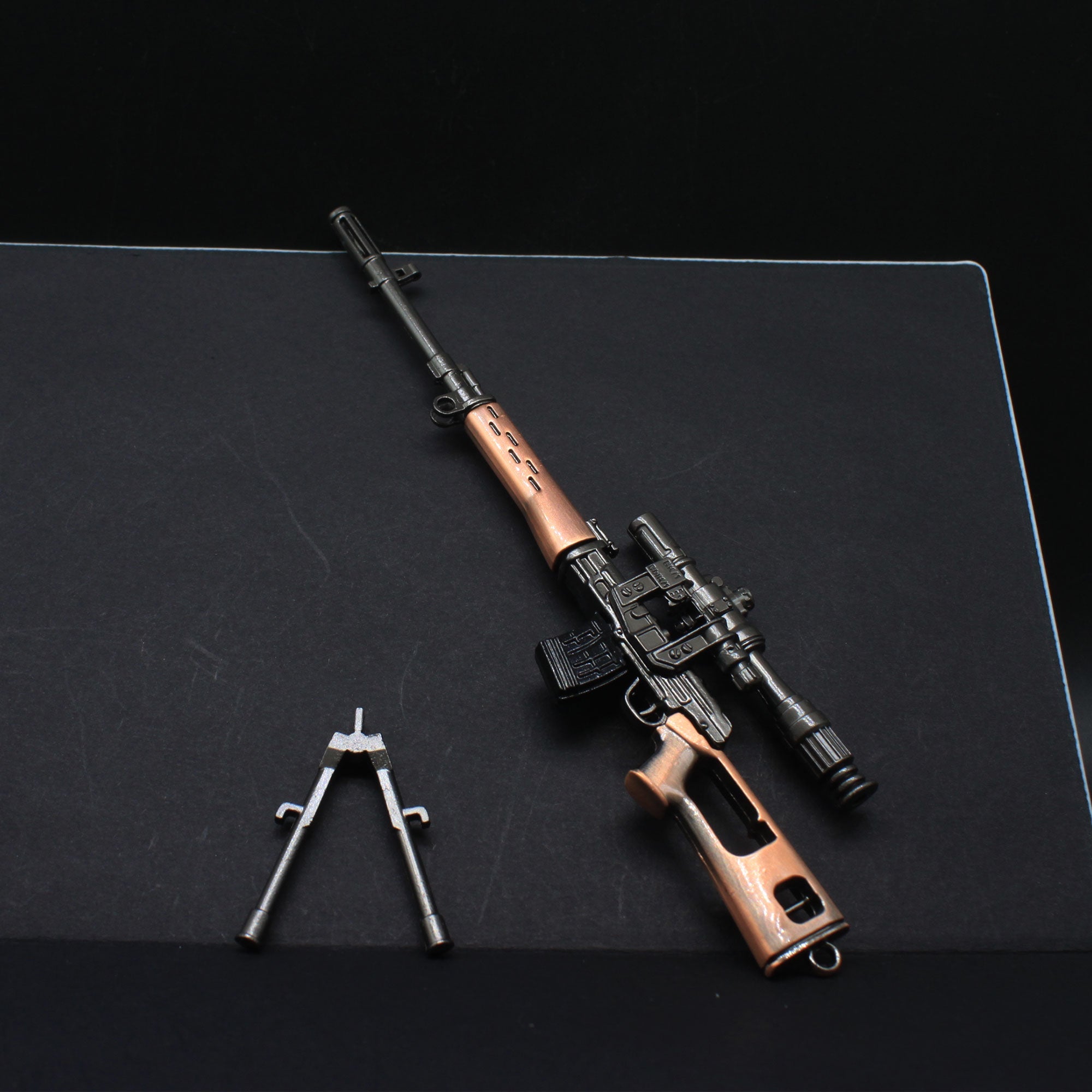 SVD Dragunov Sniper Metal Miniature Rifle 17CM/6.7