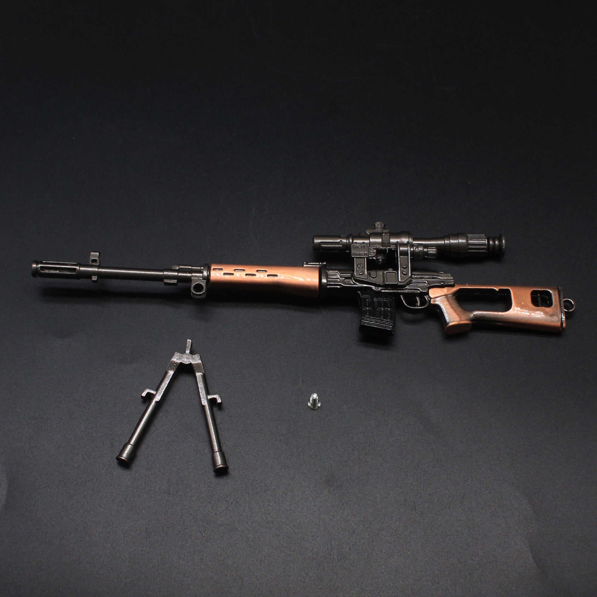 SVD Dragunov Sniper Metal Miniature Rifle 17CM/6.7