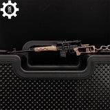 Tiny SVD Sniper Rifle Gun Model Metal Keychain - Tophatter Daily Deals
