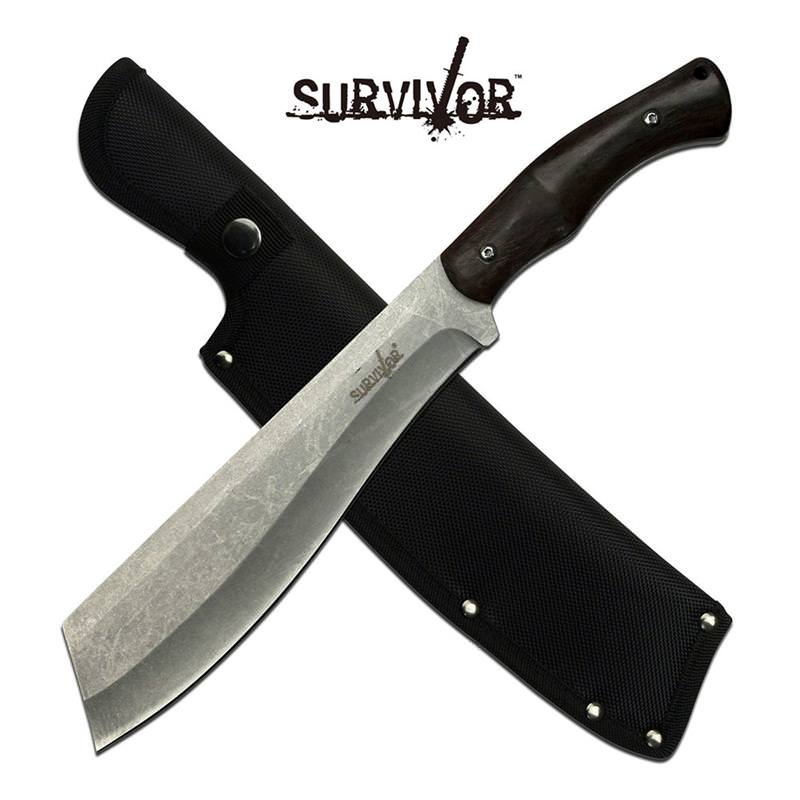 14" Full Tang Outdoor Survivor Machete Knife Collectible Weapons - Tophatter Daily Deals