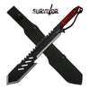 25.5" Full Tang Outdoor Machete Knife Pakkawood Handle Collectible Weapons - Tophatter Daily Deals