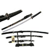 Black 3 Pcs Bushido Dragon Samurai Katana Sword Set with Stand Collectible Weapons - Tophatter Daily Deals
