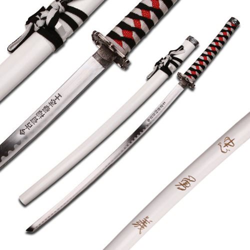 Bushido Japanese Kanji Samurai Katana Sword - Tophatter's Guns'N'Weapons Store Collectible Weapons - Tophatter Daily Deals