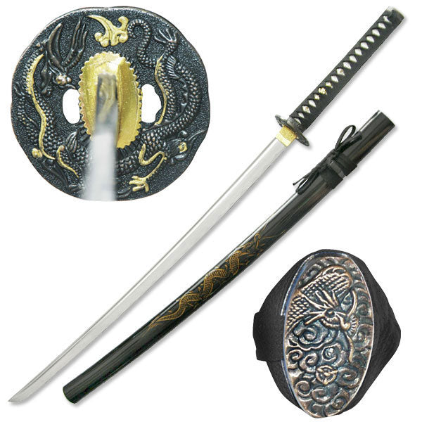 HAND FORGED SAMURAI SWORD 41" OVERALL - Tophatter Daily Deals
