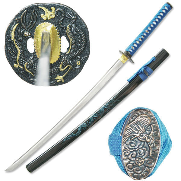 HAND FORGED SAMURAI SWORD 41" OVERALL - Tophatter Daily Deals