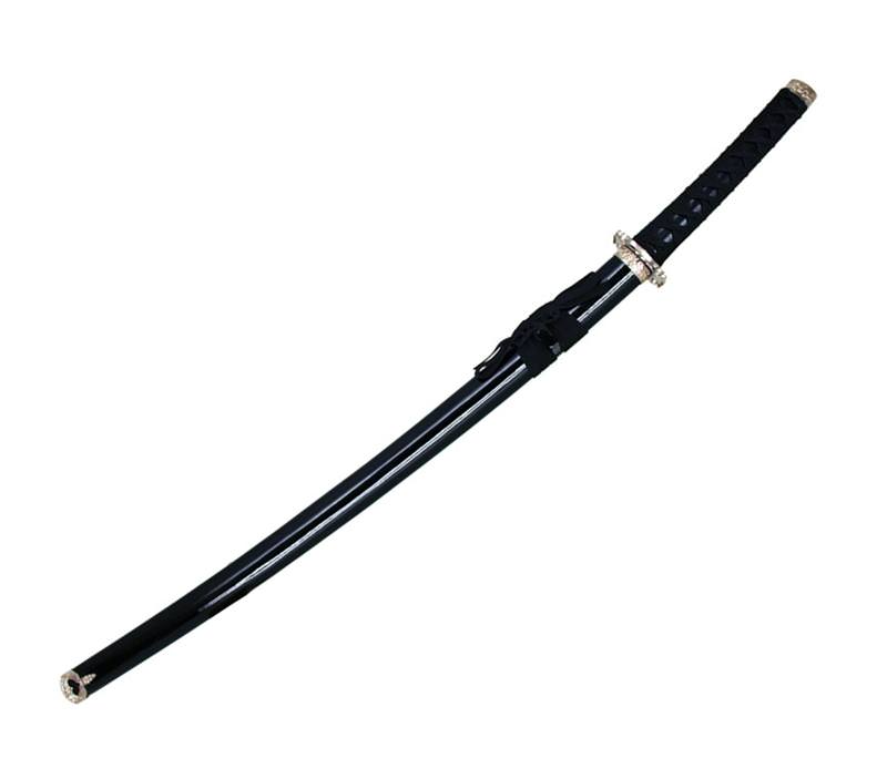 40 Inch Black Dragon Samurai Sword - TOPHATTER'S ARMORY DEALS Collectible Weapons - Tophatter Daily Deals