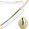 Art of Thunder Yellow Nichirin Katana Kimetsu No Yaiba Agatsuma Zenitsu Sword Collectible Weapons - Tophatter Daily Deals