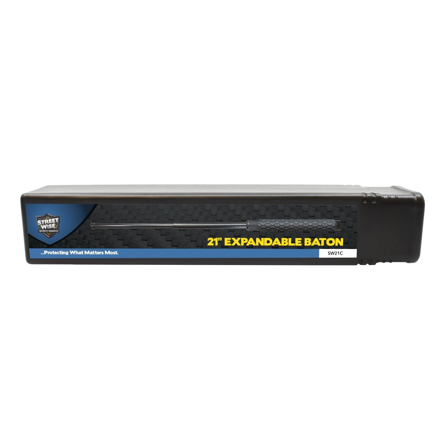 21" Expandable Steel Baton Baton - Tophatter Daily Deals