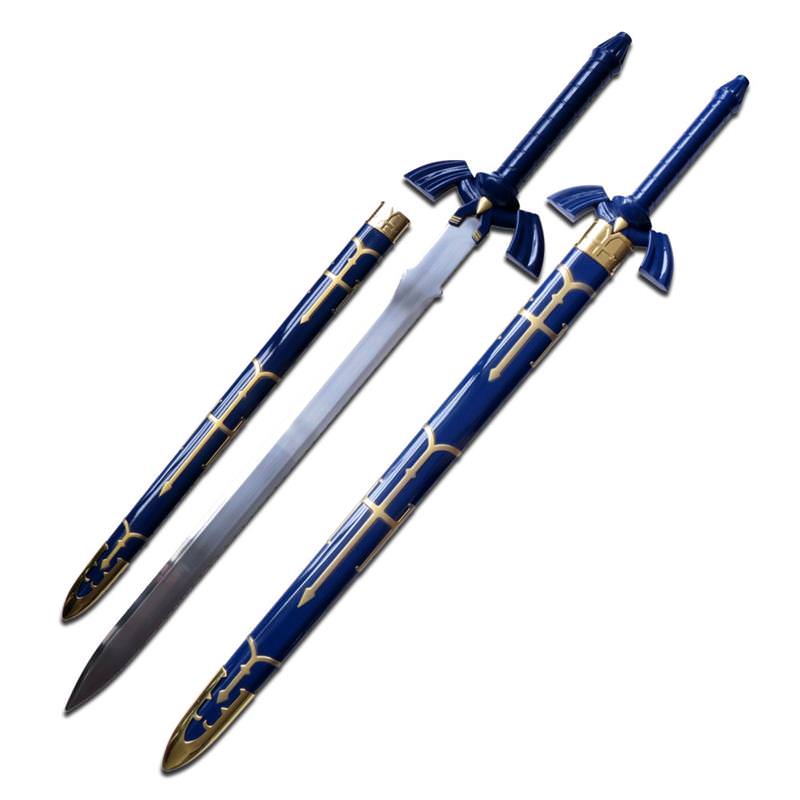 42 Inch Zelda Sword Mirror Finished Blade With Scabbard Collectible Weapons - Tophatter Daily Deals