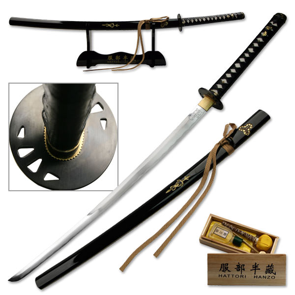 Hattori Hanzo " The Bride " Hand Forged Samurai Sword - Tophatter's Army Products & Self Defense Collectible Weapons - Tophatter Daily Deals