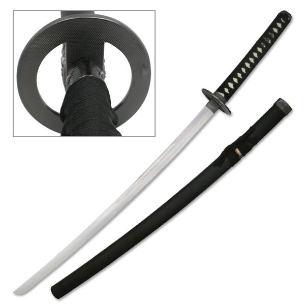 Rurouni Kenshin Himura's Reverse Blade Katana with Black Handle - Tophatter's Guns'N'Weapons Store Collectible Weapons - Tophatter Daily Deals