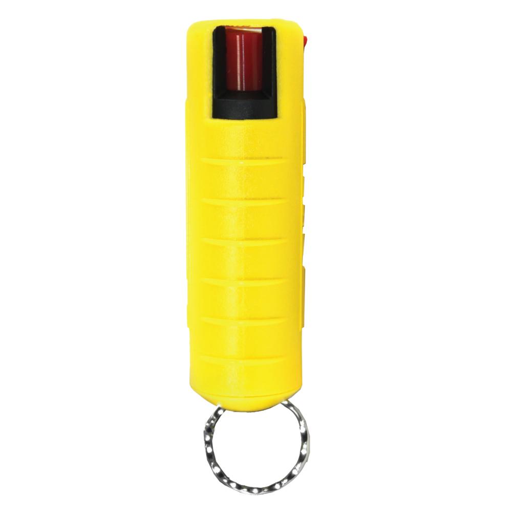 Streetwise 18 Stream Pepper Spray 0.5 oz Hard-case Yellow Pepper Spray - Tophatter Daily Deals