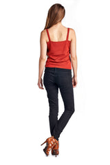 Women's Sweater Tank with Suede & Bead Trim Tanks - Tophatter Daily Deals