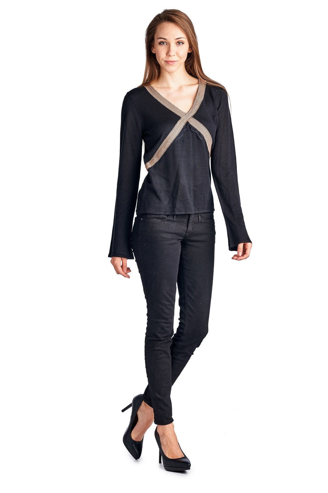 Women's Long Sleeve Sweater Top Tops - Tophatter Daily Deals