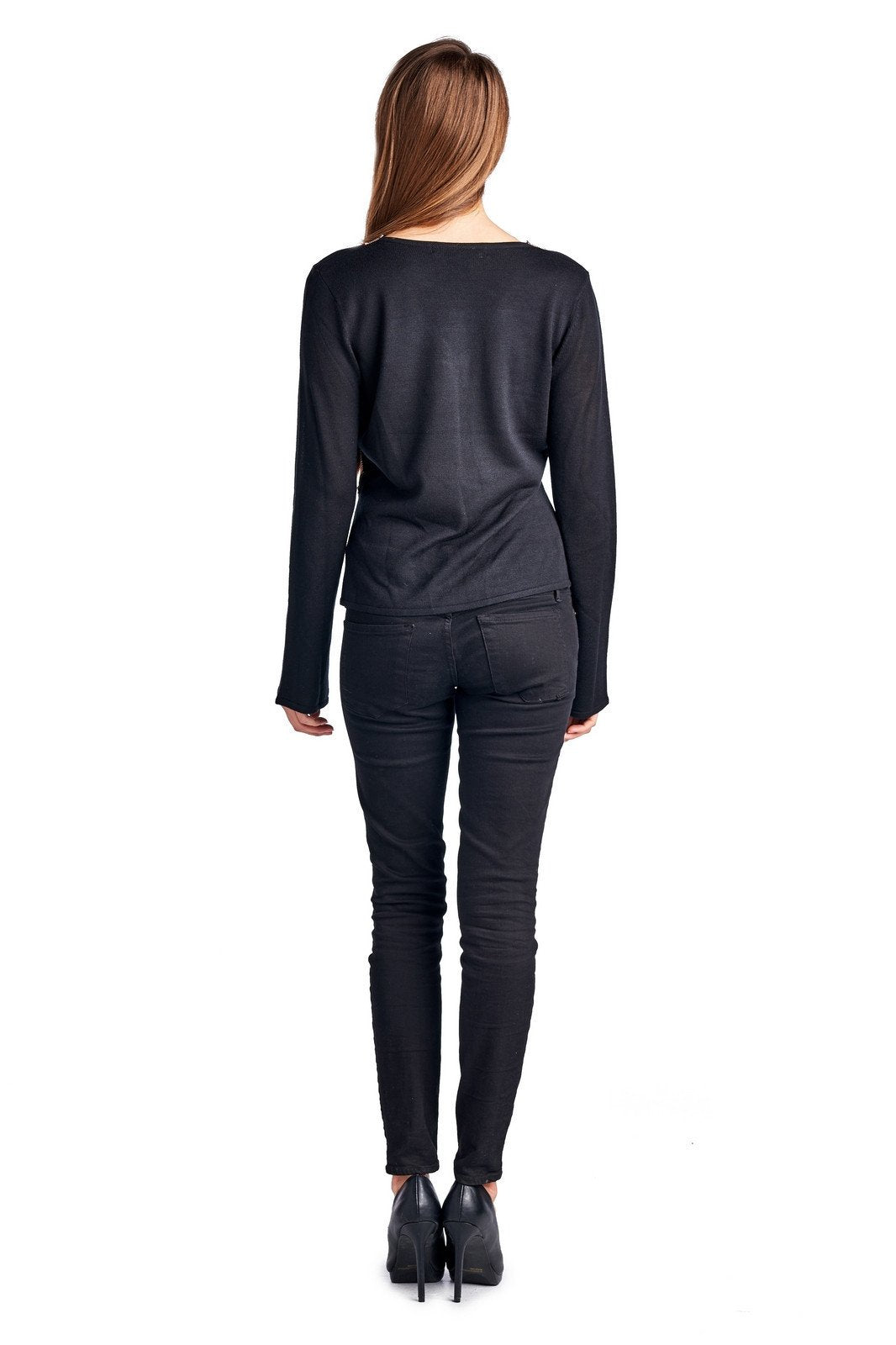 Women's Long Sleeve Sweater Top Tops - Tophatter Daily Deals