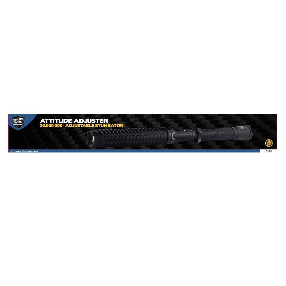 Attitude Adjuster 30,000,000* Stun Baton Flashlight Stun Baton - Tophatter Daily Deals
