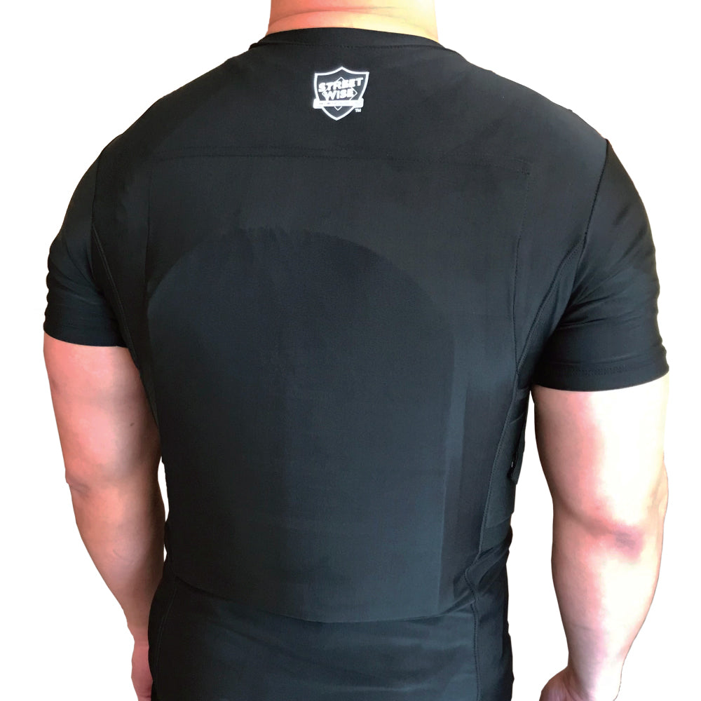 Safe-T-Shirt (Ballistic Plate Carrier w/Holster) Shirt - Tophatter Daily Deals