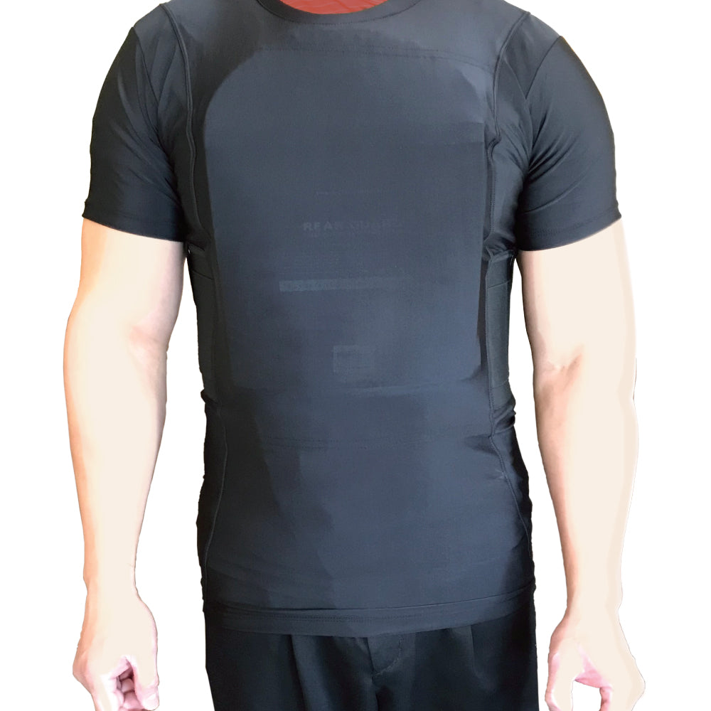 Safe-T-Shirt (Ballistic Plate Carrier w/Holster) Shirt - Tophatter Daily Deals