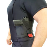Safe-T-Shirt (Ballistic Plate Carrier w/Holster) Shirt - Tophatter Daily Deals