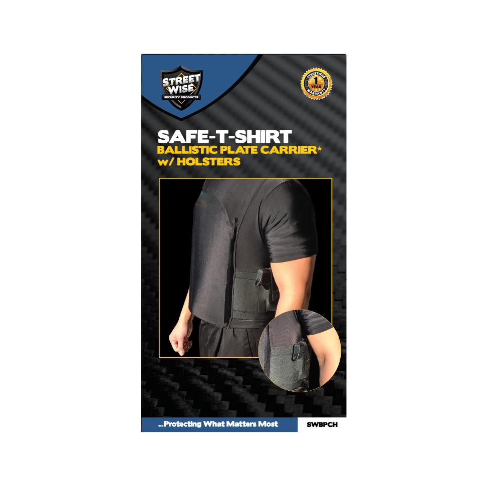 Safe-T-Shirt (Ballistic Plate Carrier w/Holster) 2x-large Shirt - Tophatter Daily Deals