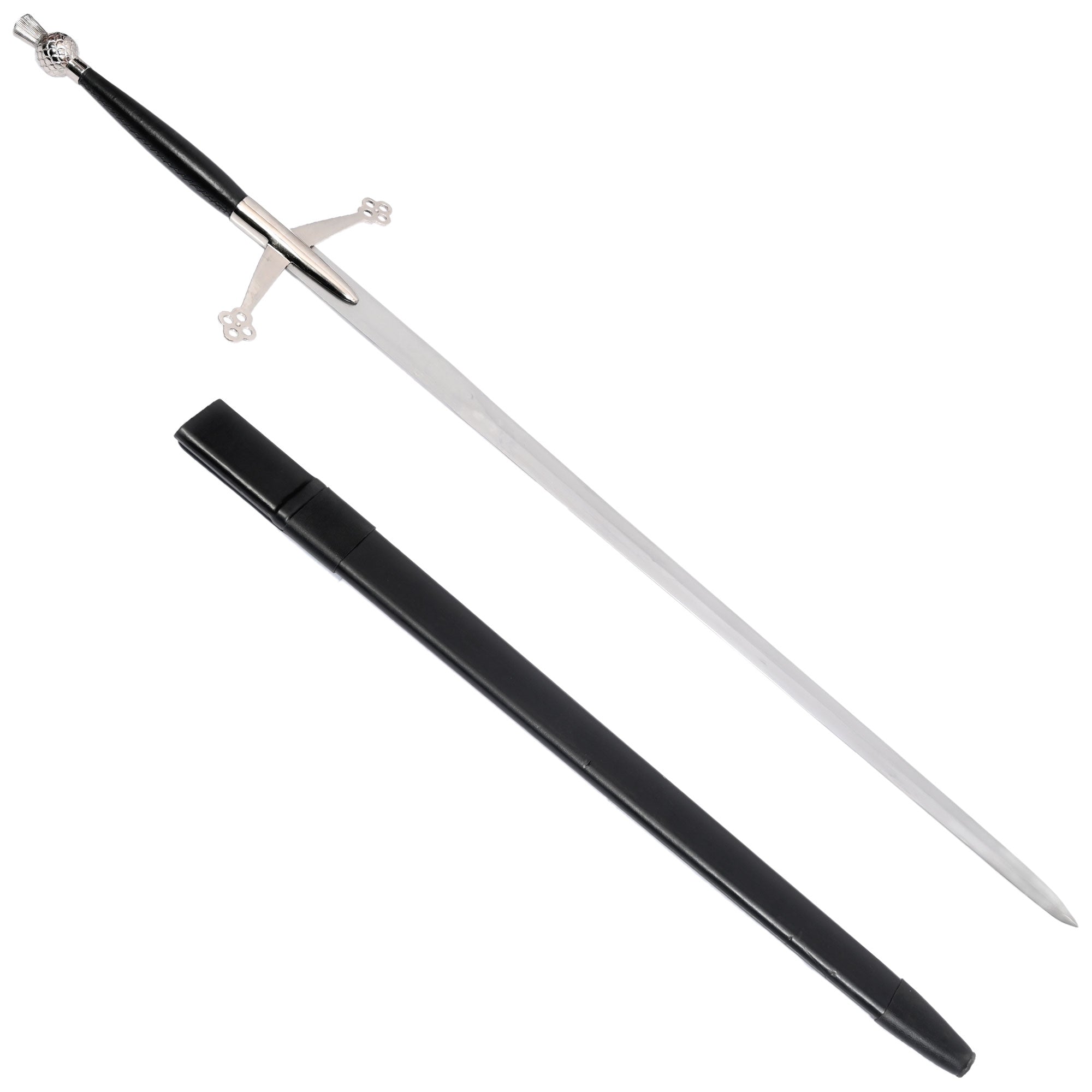 Medieval Scottish Claymore Highland Sword - TOPHATTER'S ARMORY DEALS Collectible Weapons - Tophatter Daily Deals