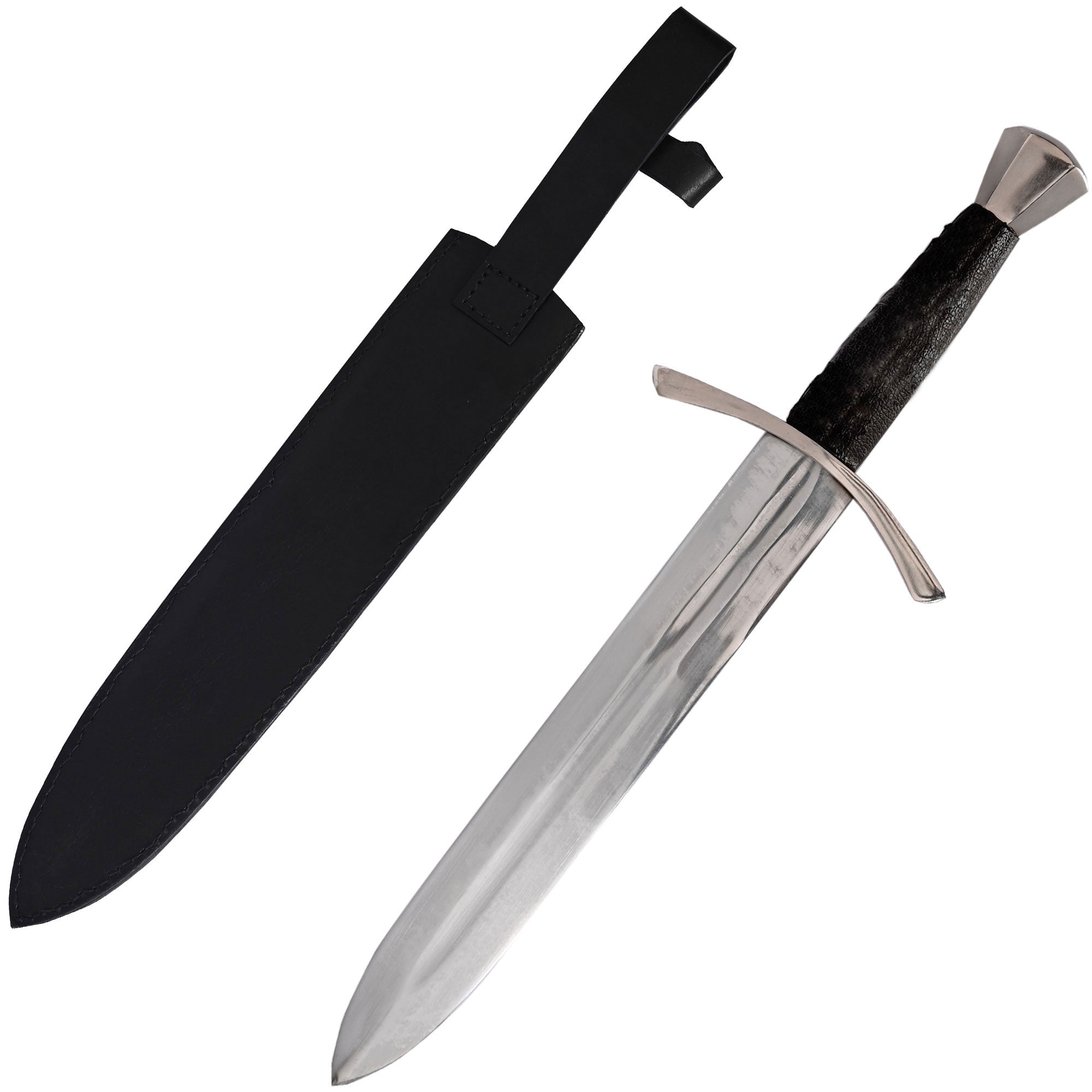 Medieval Sword Hilt Tempered Steel Dagger - Tophatter's Guns'N'Weapons Store Collectible Weapons - Tophatter Daily Deals