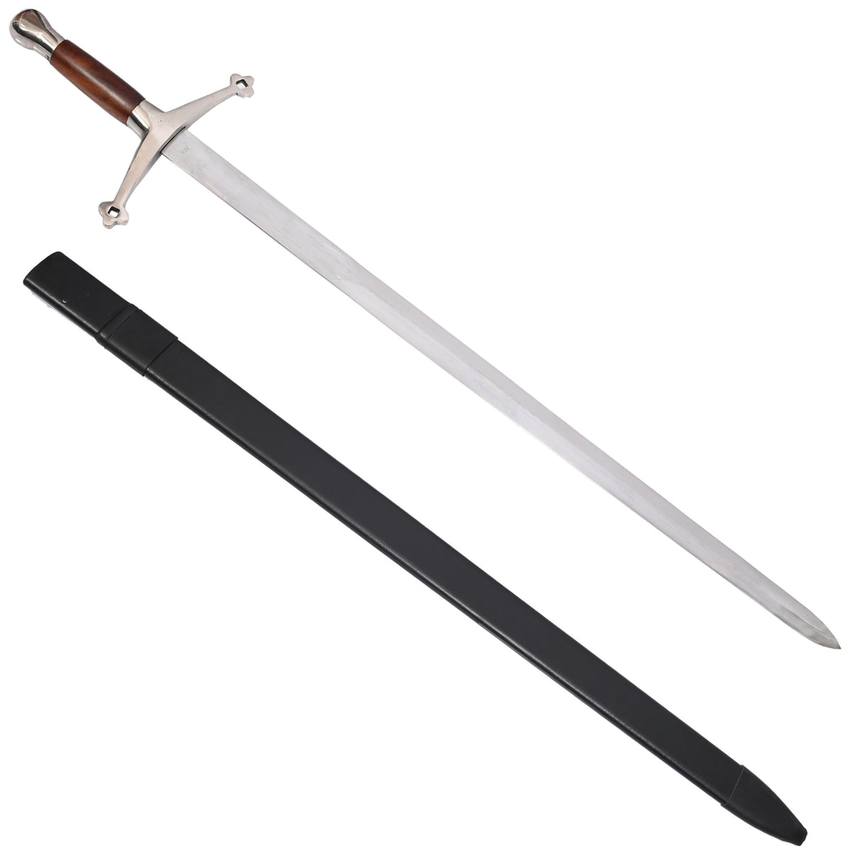 Medieval Scottish Claymore Sword With Scabbard - TOPHATTER'S ARMORY DEALS Collectible Weapons - Tophatter Daily Deals