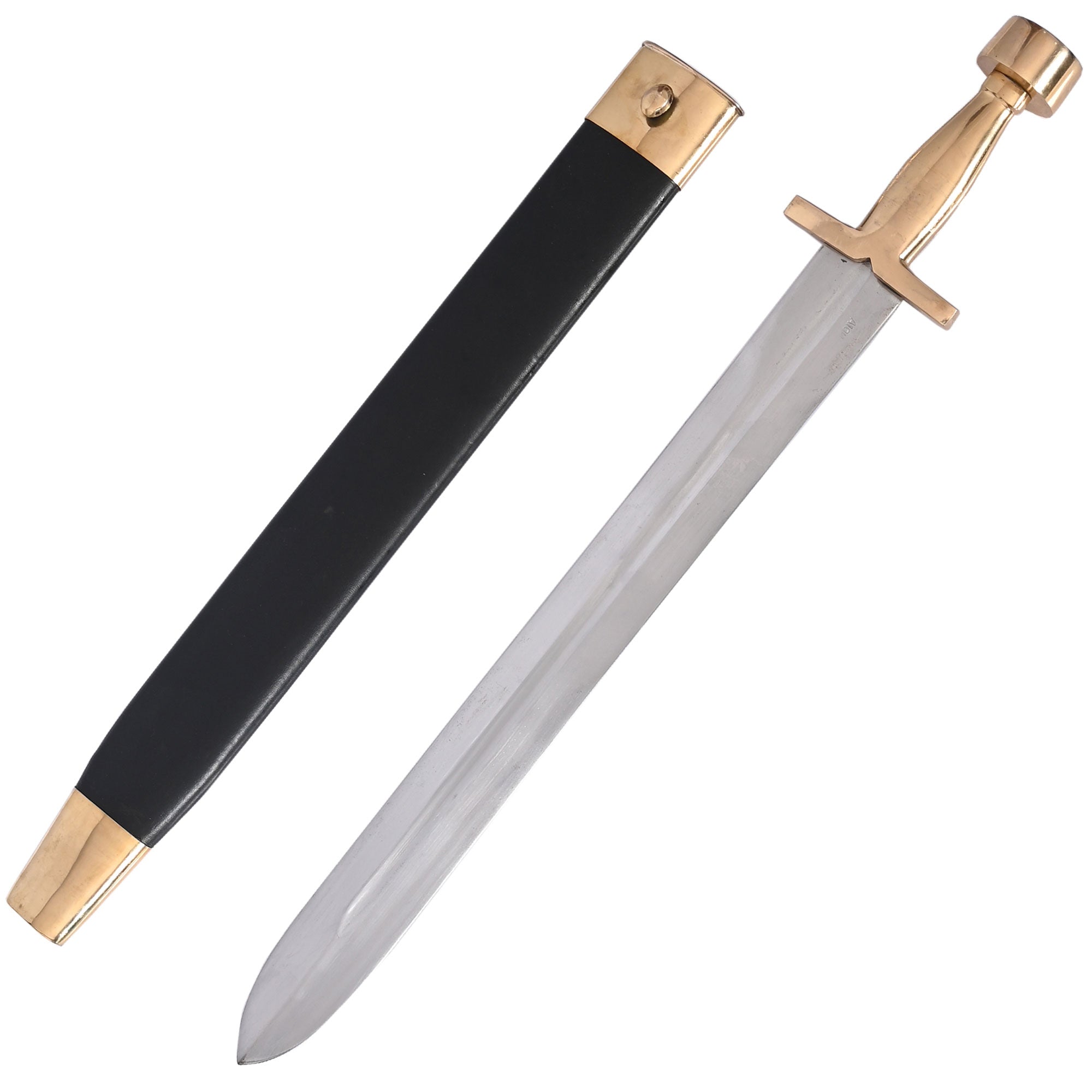 Roman Greek Hoplite High Carbon Steel Blade Sword With Scabbard - Tophatter's Guns'N'Weapons Store Collectible Weapons - Tophatter Daily Deals