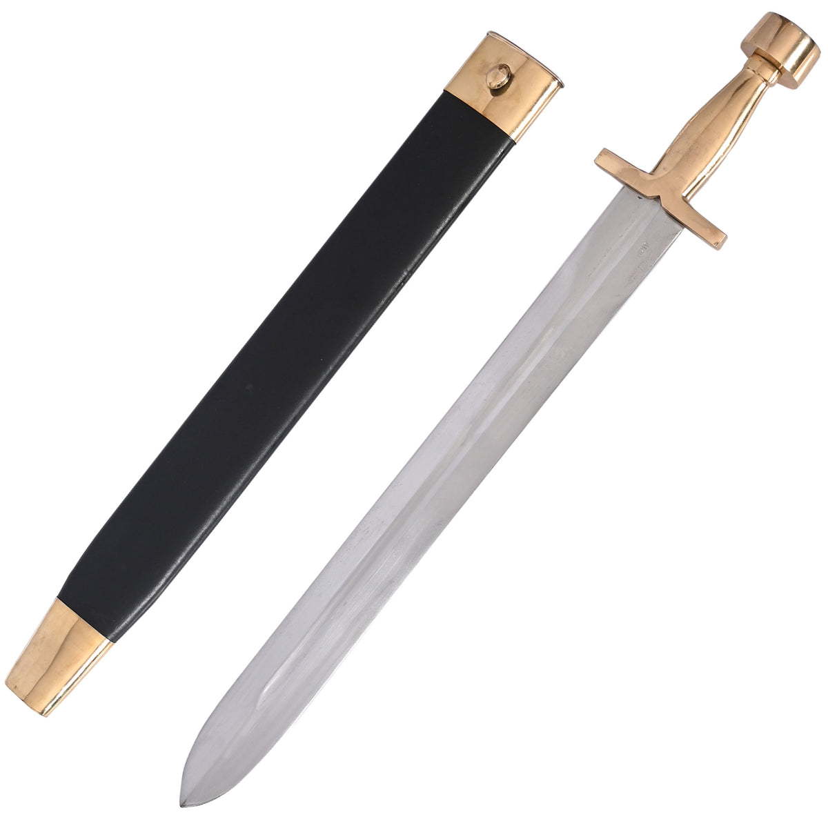 Roman Greek Hoplite High Carbon Steel Blade Sword With Scabbard - Tophatter's Inc. Weapons Store Online Collectible Weapons - Tophatter Daily Deals