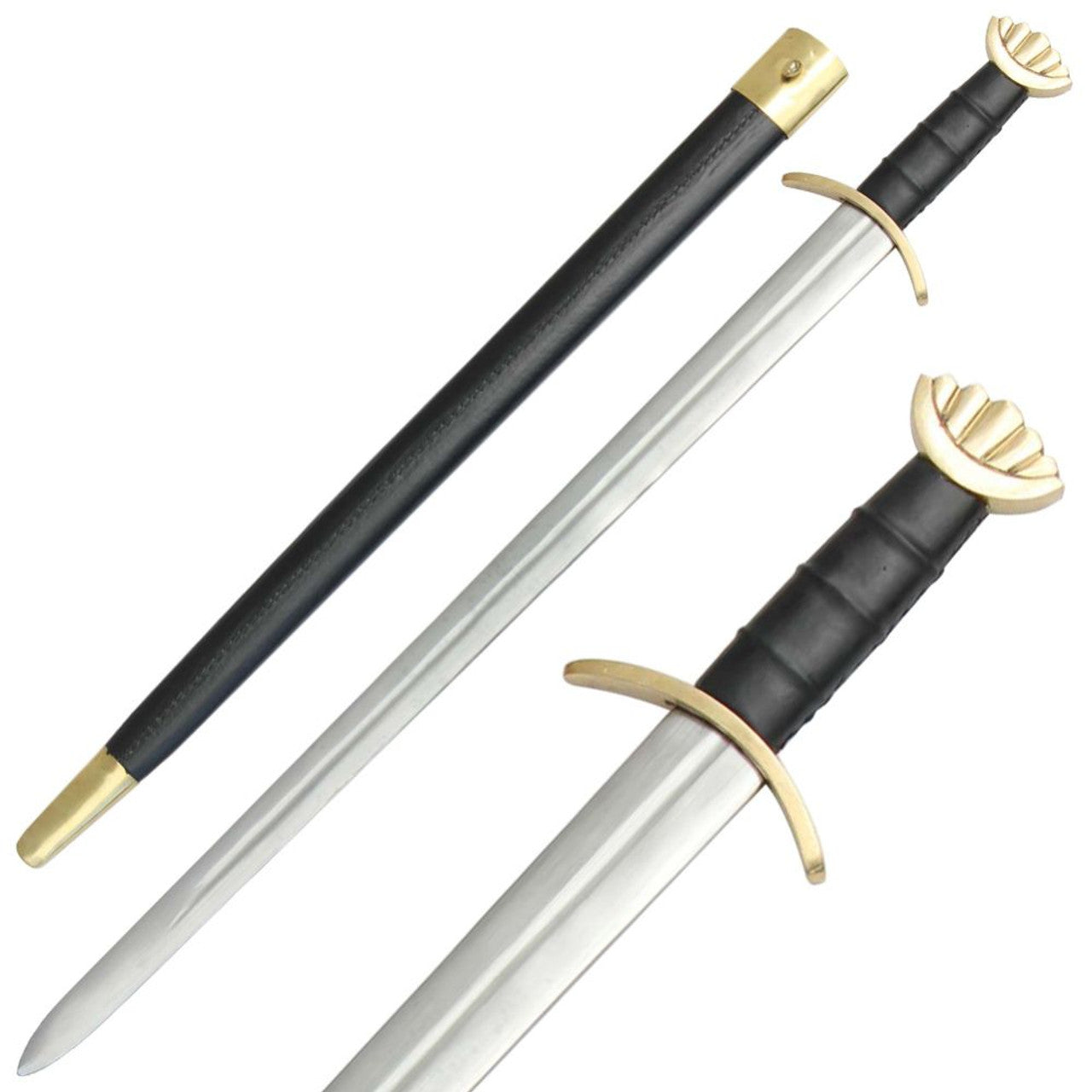 Scandinavian Norsemen Raiding Viking Lobed Sword - TOPHATTER'S ARMORY DEALS Collectible Weapons - Tophatter Daily Deals
