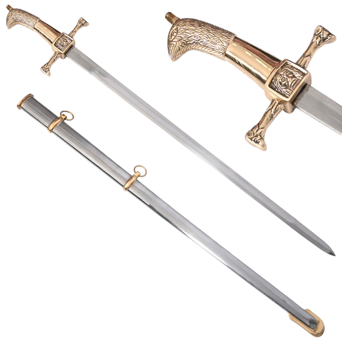 Eagle Cavalry Saber Sword - Tophatter's Army Products & Self Defense Collectible Weapons - Tophatter Daily Deals