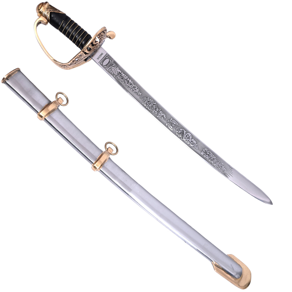 U.S. Artillery Sword - US Civil War Cavalry Short Sword - TOPHATTER'S ARMORY DEALS Collectible Weapons - Tophatter Daily Deals