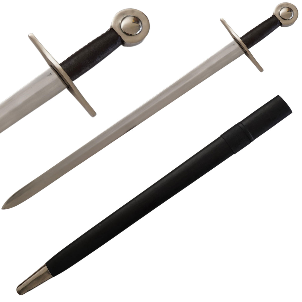 Medieval Archer Sword with Cross-Guard - Tophatter's Guns'N'Weapons Store - FREE SHIPPING Collectible Weapons - Tophatter Daily Deals