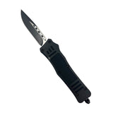 3.5" OTF Knife with Drop Point Blade Knife - Tophatter Daily Deals