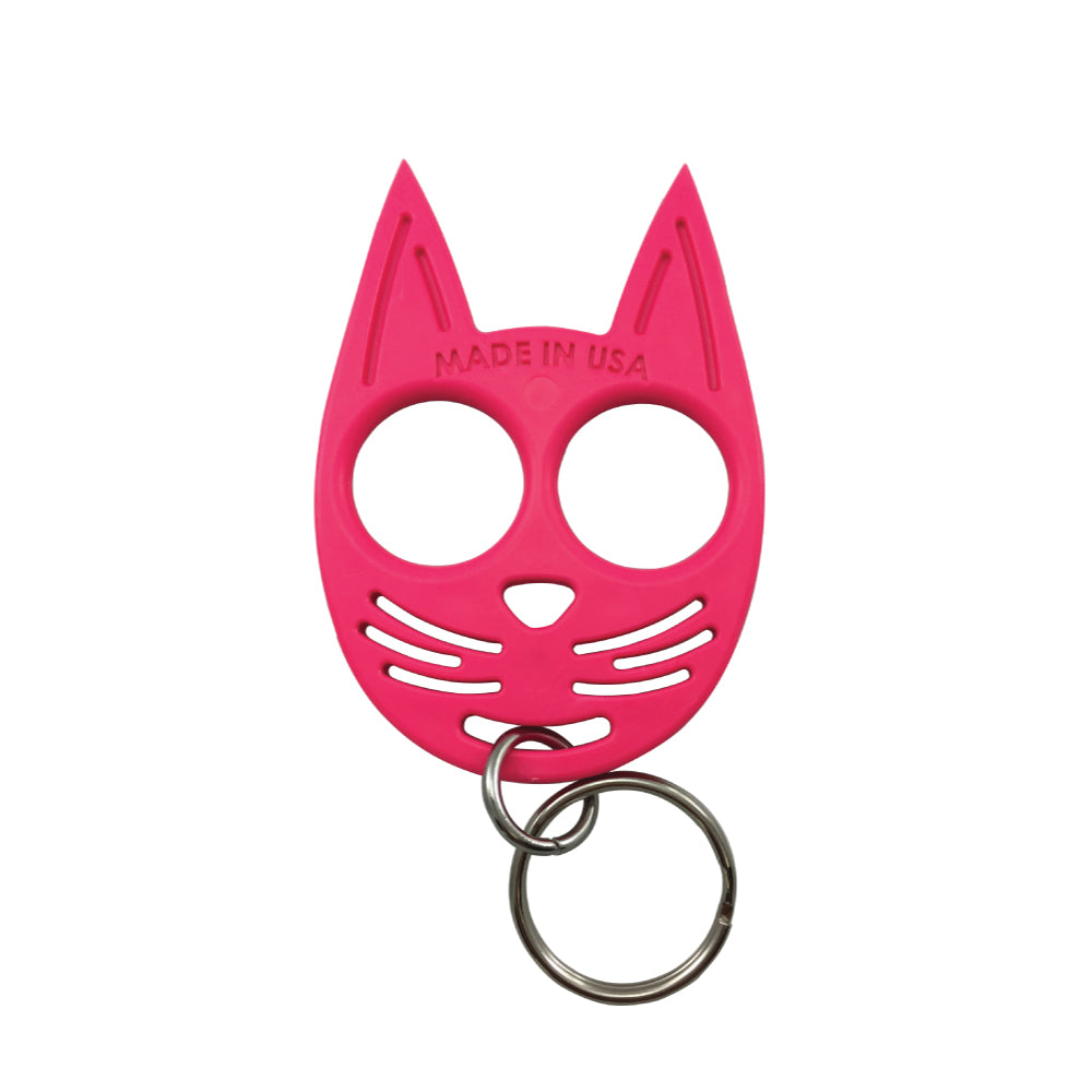 My Kitty Self-Defense Keychain w/ Card Hot Pink Keychain - Tophatter Daily Deals