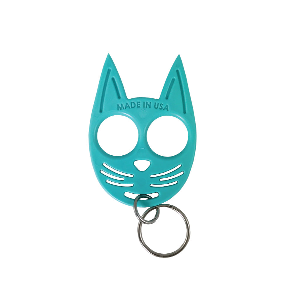 My Kitty Self-Defense Keychain w/ Card Blue Keychain - Tophatter Daily Deals