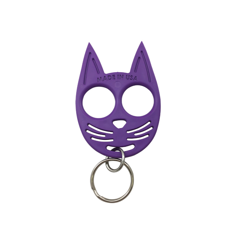 My Kitty Self-Defense Keychain w/ Card Purple Keychain - Tophatter Daily Deals