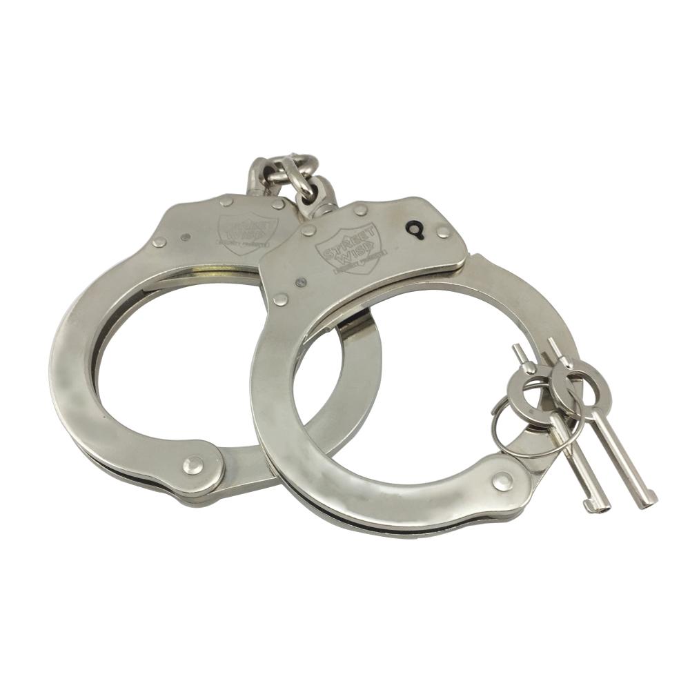 Nickel-plated Steel Handcuffs Handcuffs - Tophatter Daily Deals