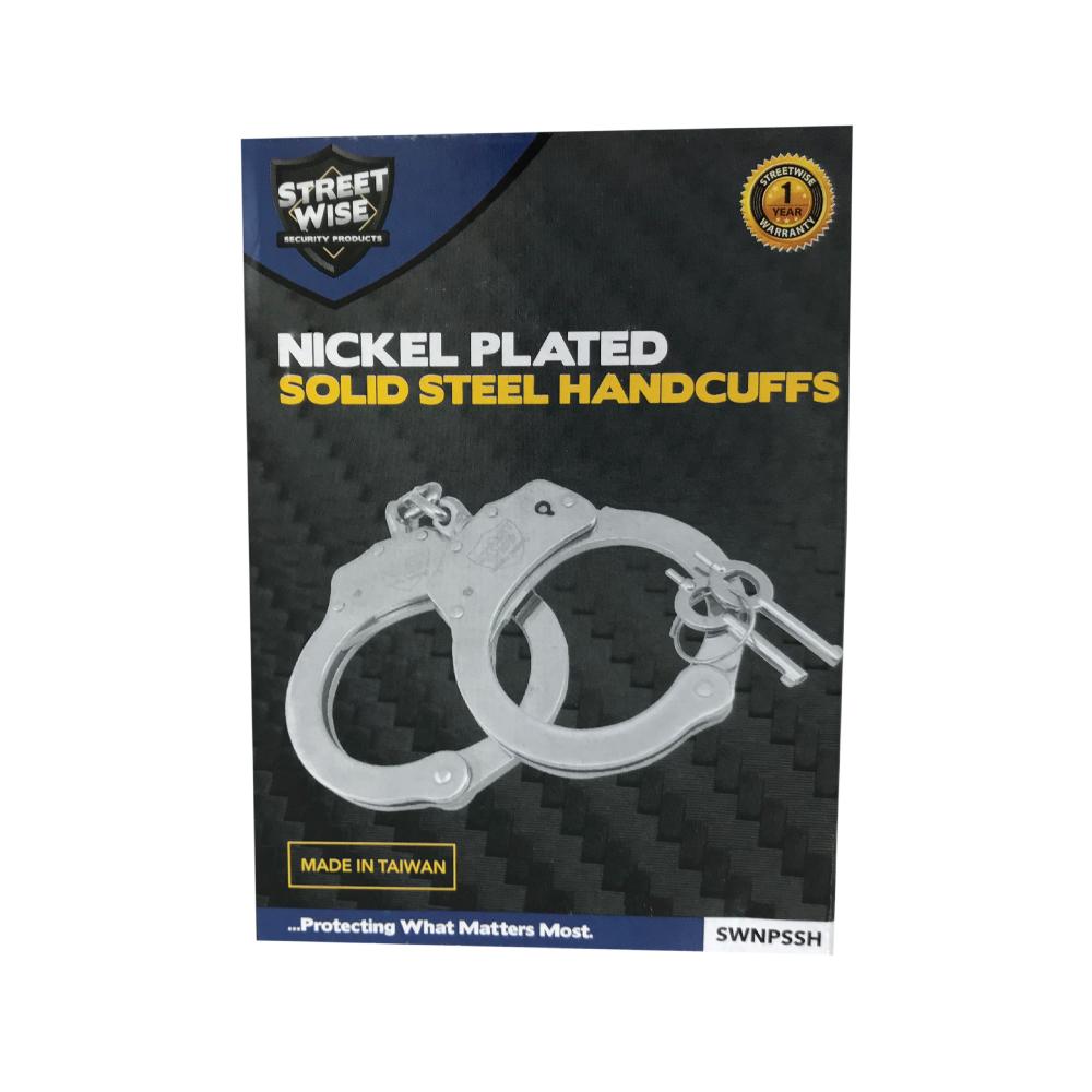 Nickel-plated Steel Handcuffs Handcuffs - Tophatter Daily Deals