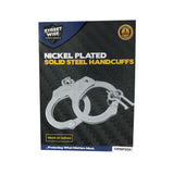 Nickel-plated Steel Handcuffs Handcuffs - Tophatter Daily Deals