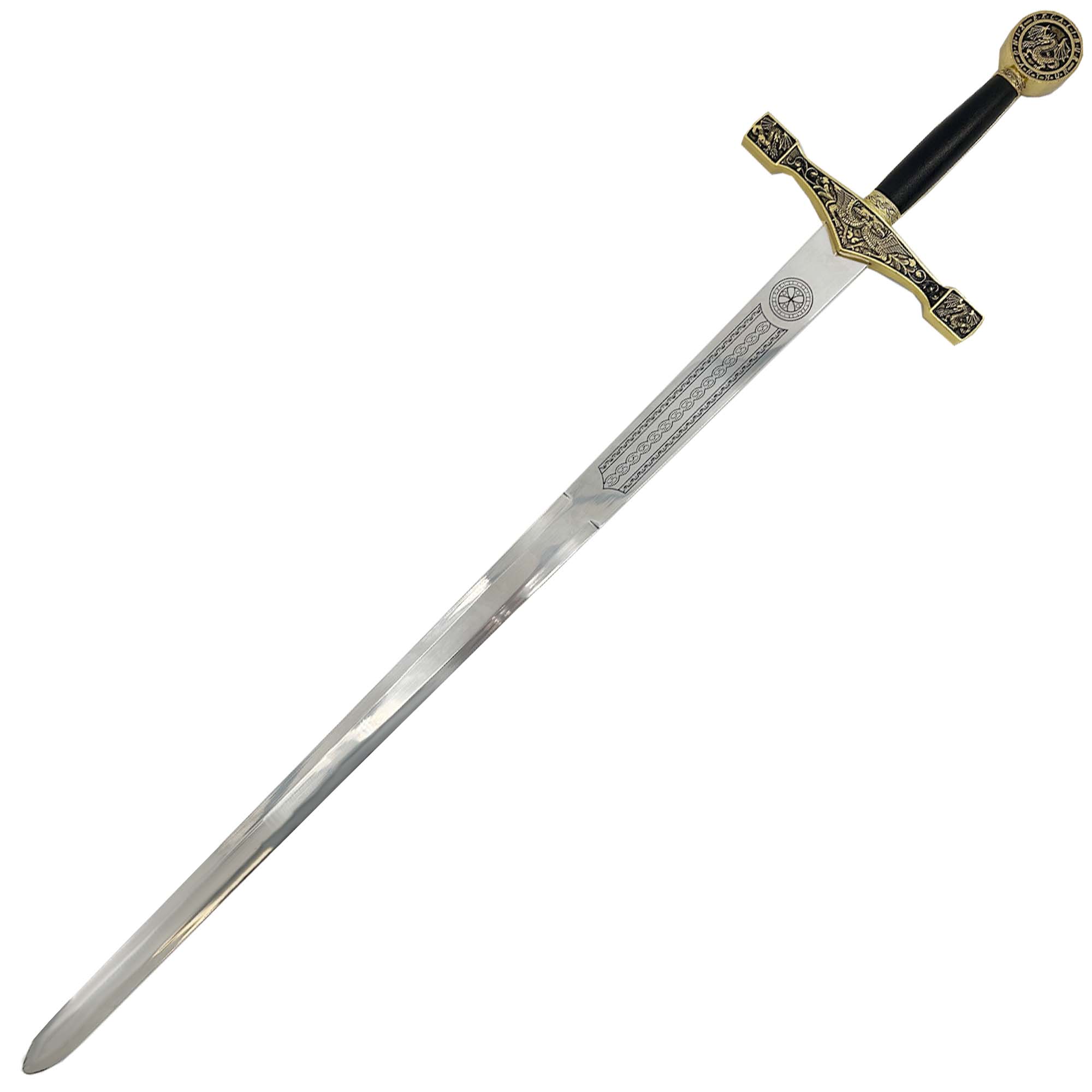 Sword of Excalibur King Arthur Golden historical period - Tophatter Daily Deals