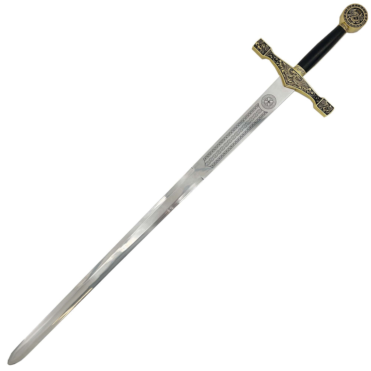 Sword of Excalibur King Arthur Golden historical period - Tophatter Daily Deals