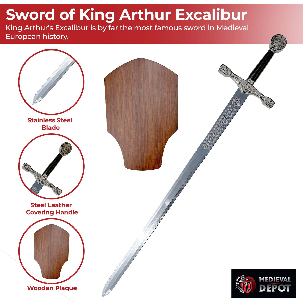 Sword of King Arthur Excalibur historical period - Tophatter Daily Deals