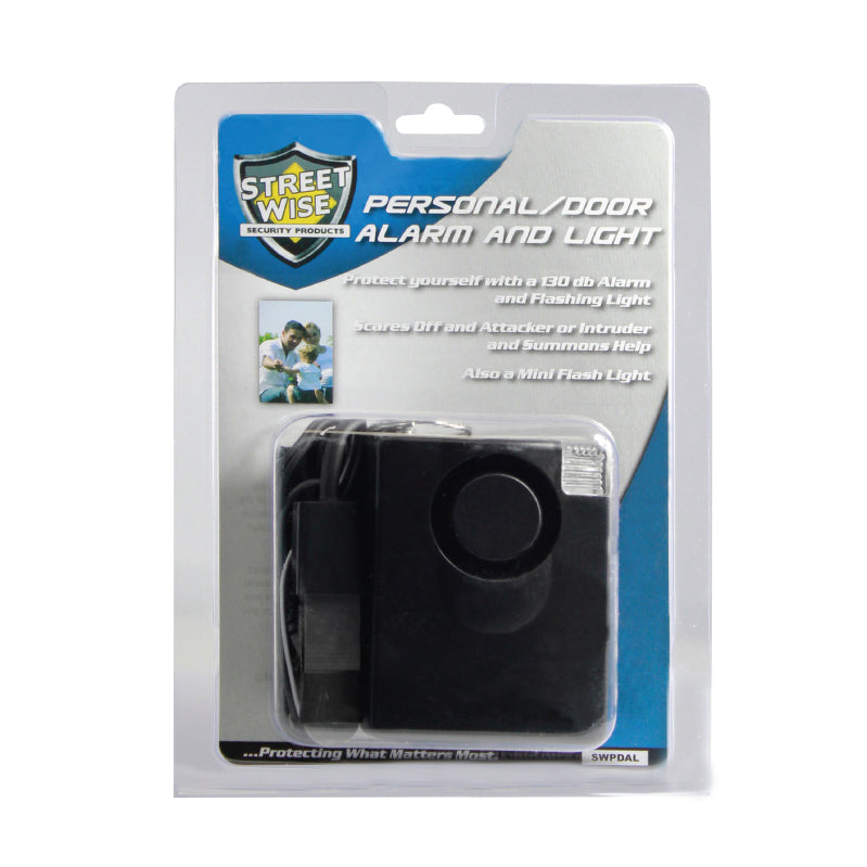 Personal Door Protection Alarm w/Light Alarm - Tophatter Daily Deals