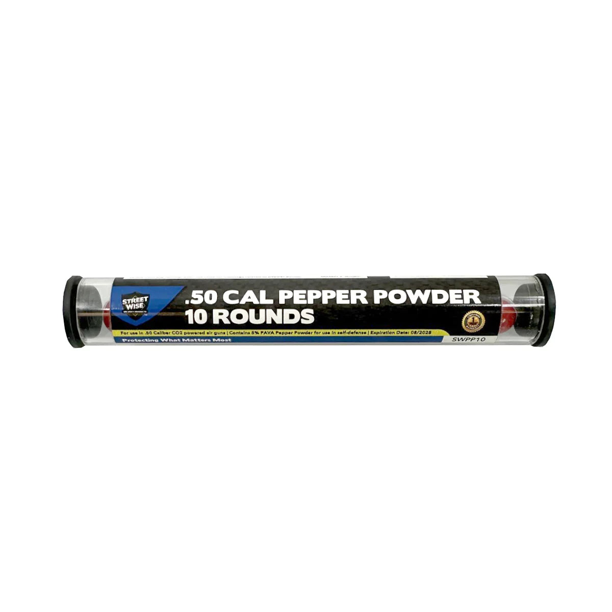 Streetwise The Heat Pepper Launcher .50 Cal 5% PAVA Pepper Ball 10 Rounds - Tophatter Daily Deals