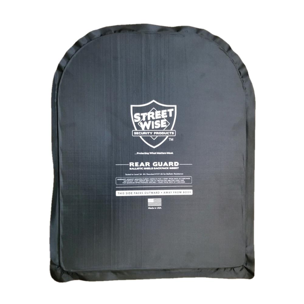 Rear Guard Ballistic Shield Backpack Insert 10x13 Ballistic Plate - Tophatter Daily Deals