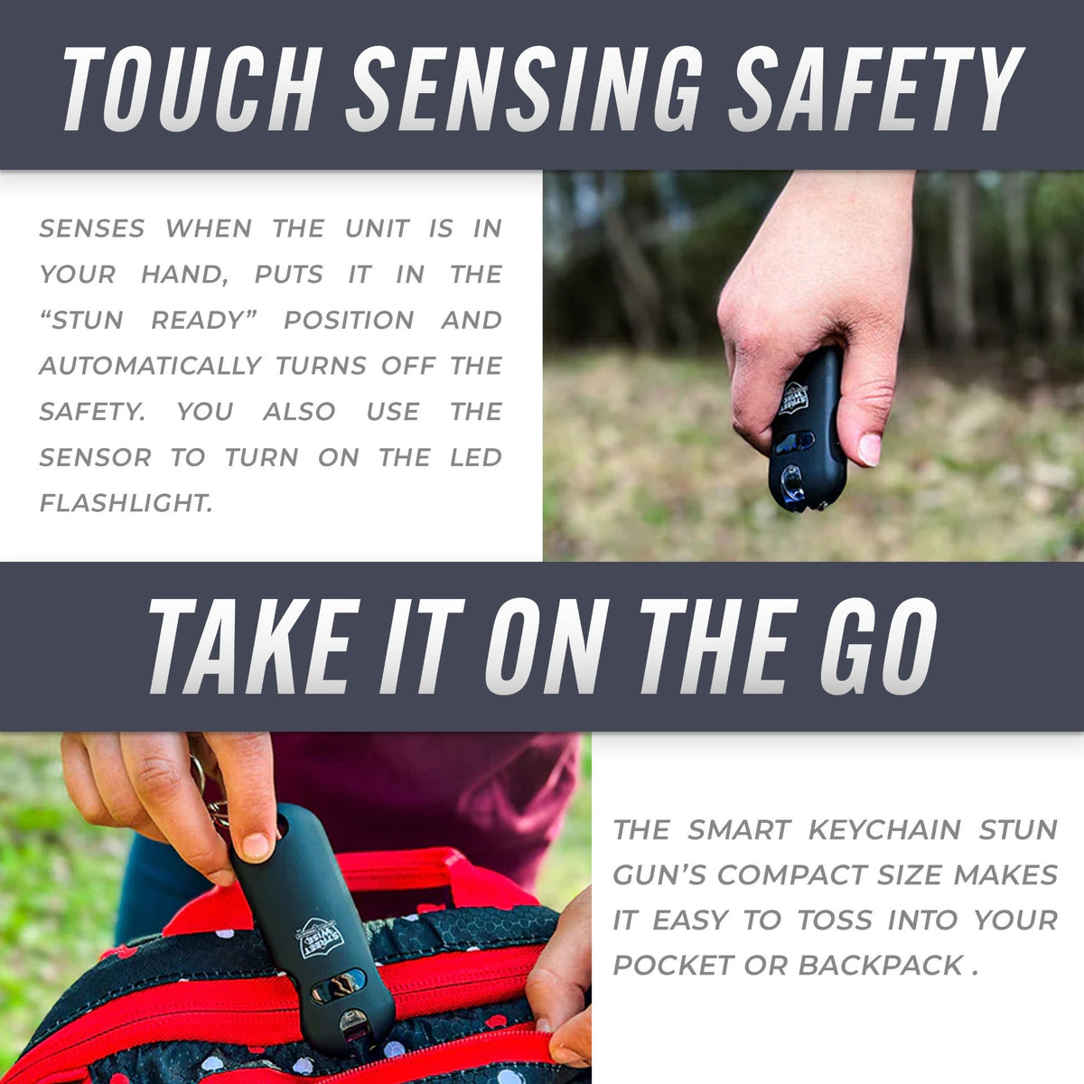 SMART 24,000,000* Keychain Stun Gun Stun Gun - Tophatter Daily Deals