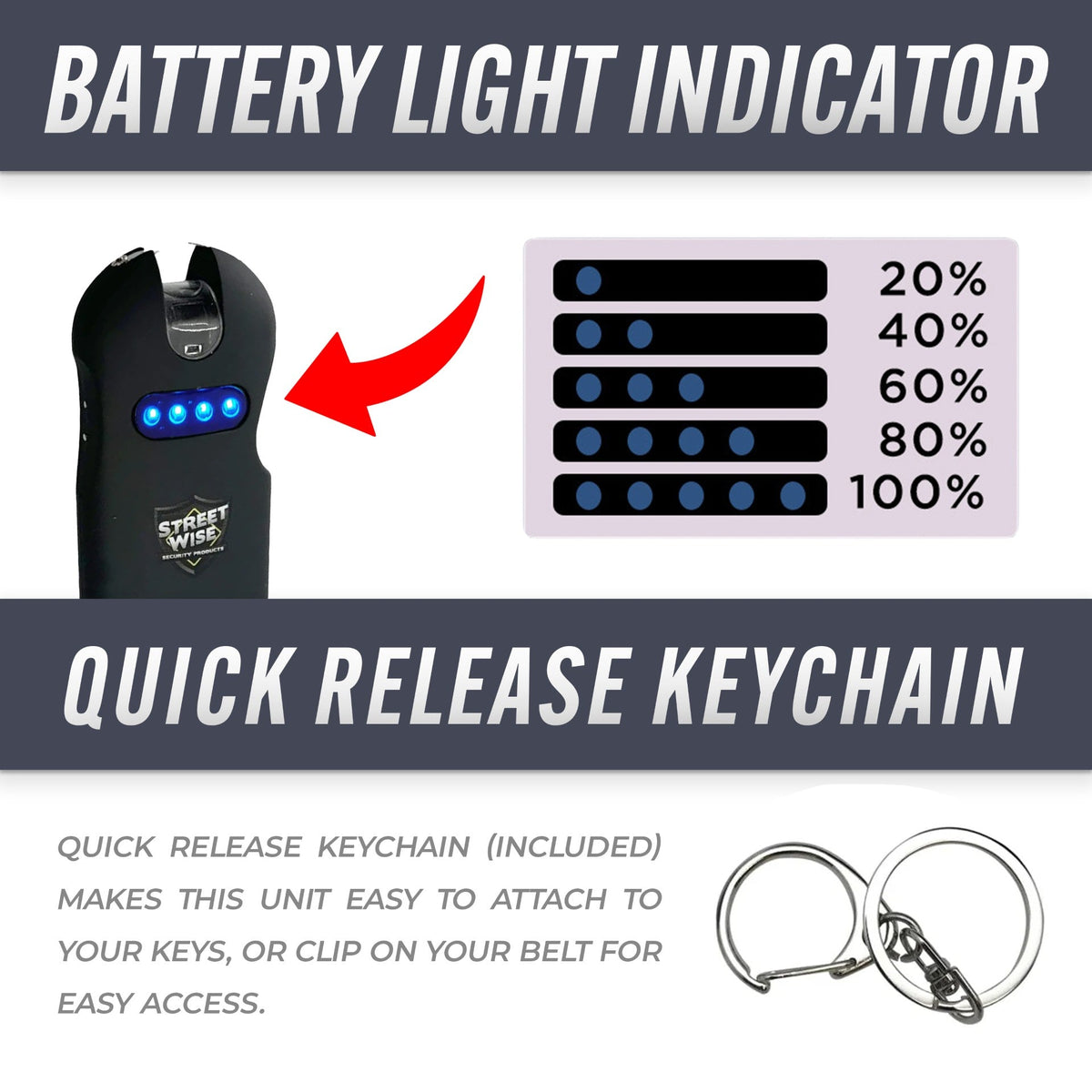 SMART 24,000,000* Keychain Stun Gun Stun Gun - Tophatter Daily Deals