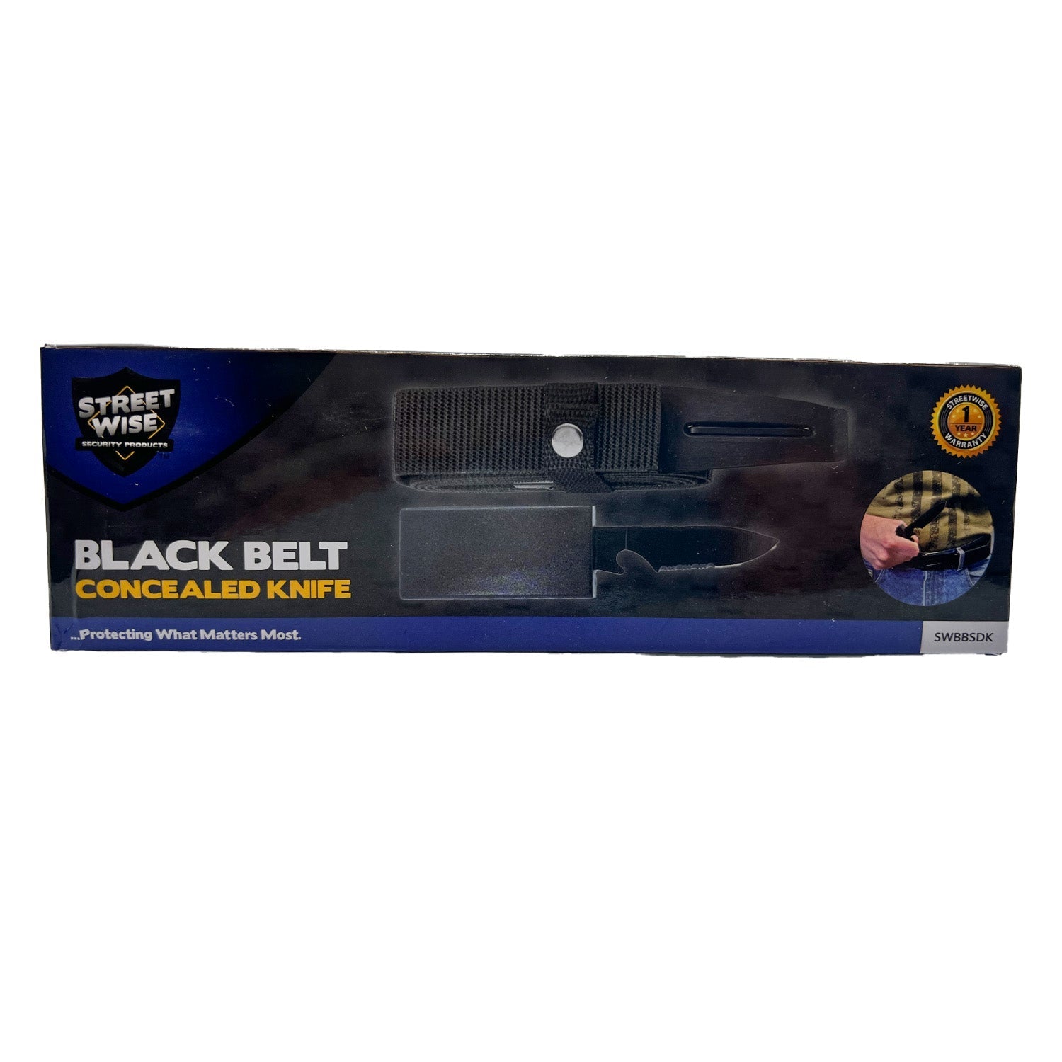 Black Belt Self-Defense Knife - Tophatter Daily Deals